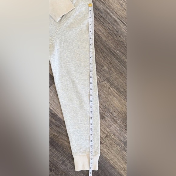 J. Crew Men’s size Large Vintage Fleece G2779 100% Cotton Heathered Gray & Oat - Picture 11 of 15